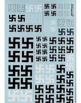XTRADECAL 1/32 SCALE DECAL FOR PLASTIC MODEL KIT'S - 32002 - NAZI INSIGNIA XD32002