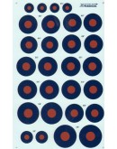 XTRADECAL 1/48 SCALE DECAL FOR PLASTIC MODEL KIT'S - 48028 - RAF National Insignia B Type Roundels XD48028