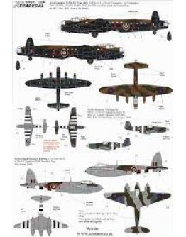 XTRADECAL 1/48 SCALE DECAL FOR PLASTIC MODEL KIT'S - 48075 - LANCASTER DAM BUSTERS XD48075