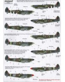XTRADECAL 1/48 SCALE DECAL FOR PLASTIC MODEL KIT'S - 48128 - Supermarine Spitfire Mk.XVI XD48128