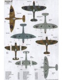 XTRADECAL 1/48 SCALE DECAL FOR PLASTIC MODEL KIT'S - 48129 - Supermarine Spitfire Mk.VIII XD48129