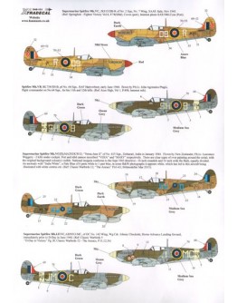 XTRADECAL 1/48 SCALE DECAL FOR PLASTIC MODEL KIT'S - 48132 - Supermarine Spitfire Mk.Vb/c XD48132