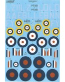 XTRADECAL 1/48 SCALE DECAL FOR PLASTIC MODEL KIT'S - 48145 - Battle of Britian 75th Anniversary Pt.2 Supermarine Spitfires XD48145