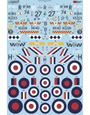 XTRADECAL 1/48 SCALE DECAL FOR PLASTIC MODEL KIT'S - 48192 - Hawker Hunter F.6 Pt3 XD48192