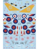 XTRADECAL 1/48 SCALE DECAL FOR PLASTIC MODEL KIT'S - 48201 - Royal Air Force Phantom FG.1 & FGR.2 Pt3 XD48201