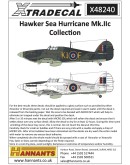 XTRADECAL 1/48 SCALE DECAL FOR PLASTIC MODEL KIT'S - 48240 - Hawker Sea Hurricane Mk.IIc Collection