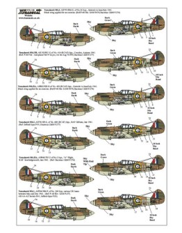 XTRADECAL 1/72 SCALE DECAL FOR PLASTIC MODEL KIT'S - 72139 - Curtiss P-40B Tomahawk Mk.II