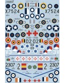 XTRADECAL 1/72 SCALE DECAL FOR PLASTIC MODEL KIT'S - 72311 - de Havilland Dominie/Rapide in Military Service