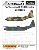 XTRADECAL 1/72 SCALE DECAL FOR PLASTIC MODEL KIT'S - 72333 - RAF Lockheed C-130 Hercules Collection