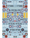 XTRADECAL 1/72 SCALE DECAL FOR PLASTIC MODEL KIT'S - 72348 - Auster in Worldwide Service Collection