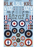 XTRADECAL 1/72 SCALE DECAL FOR PLASTIC MODEL KIT'S - 72349 - Post War Avro Lancaster Pt2