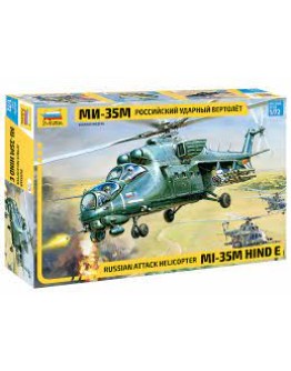 ZVEZDA 1/72 SCALE PLASTIC AIRCRAFT MODEL - 7276 - MIL MI-35M HIND E HELICOPTER ZV7276